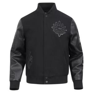 Pro Standard MENS WNBA CONNECTICUT SUN CLASSIC 3BK VARSITY JACKET JET BLACK M