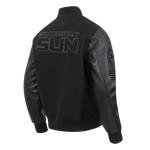 Pro Standard MENS WNBA CONNECTICUT SUN CLASSIC 3BK VARSITY JACKET JET BLACK M