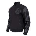 Pro Standard MENS WNBA LOS ANGELES SPARKS CLASSIC 3BK VARSITY JACKET JET BLACK S