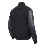 Pro Standard MENS WNBA LOS ANGELES SPARKS CLASSIC 3BK VARSITY JACKET JET BLACK S