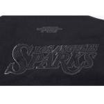 Pro Standard MENS WNBA LOS ANGELES SPARKS CLASSIC 3BK VARSITY JACKET JET BLACK S