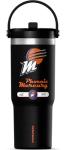 Hydrapeak x WNBA Officially Licensed Phoenix Mercury 32 oz Nomad Tumbler with Handle and Straw Lid, Leakproof Stainless Steel Water Bottle
