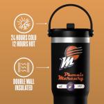 Hydrapeak x WNBA Officially Licensed Phoenix Mercury 32 oz Nomad Tumbler with Handle and Straw Lid, Leakproof Stainless Steel Water Bottle