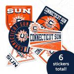 Desert Cactus Connecticut Sun Sticker WNBA Women's National Basketball Association Officially Licensed Vinyl Decal Laptop Water Bottle Car Scrapbook (Type 2-3)