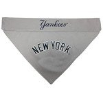 Pets First MLB New York Yankees Reversible Bandana Size XX-Large for Dogs & Cats. 2 Sided Sports Bandana,Premium Embroidery Team Logo, All MLB Teams Available