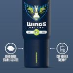 Hydrapeak x WNBA Officially Licensed Dallas Wings 32 oz Nomad Tumbler with Handle and Straw Lid, Leakproof Stainless Steel Water Bottle