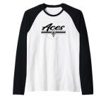 WNBA Las Vegas Aces Off The Bench Raglan Baseball Tee