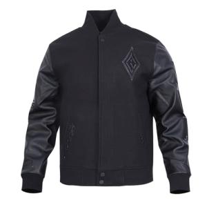 Pro Standard MENS WNBA LAS VEGAS ACES CLASSIC 3BK VARSITY JACKET JET BLACK XL