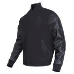 Pro Standard MENS WNBA LAS VEGAS ACES CLASSIC 3BK VARSITY JACKET JET BLACK XL