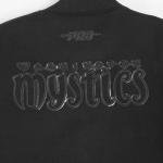 Pro Standard MENS WNBA WASHINGTON MYSTICS CLASSIC 3BK VARSITY JACKET JET BLACK L