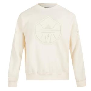 Pro Standard MENS WNBA SEATTLE STORM NEUTRAL CREWNECK SWEATSHIRT EGGSHELL 2XL