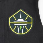 Pro Standard MENS WNBA SEATTLE STORM CLASSIC CHENILLE VARSITY JACKET BLACK/WHITE M60030 XL