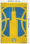 Trends International WNBA Chicago Sky - Logo 25 Wall Poster, 34L x 22.4W, Unframed Version