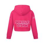 Pro Standard BIG GIRLS WNBA SEATTLE STORM CLASSIC TRIPLE PINK PULL OVER HOODIE BEETROOT PURPLE M