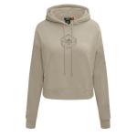Pro Standard WOMENS WNBA SEATTLE STORM NEUTRAL CROPPED PULLOVER HOODIE TAUPE L