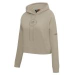 Pro Standard WOMENS WNBA SEATTLE STORM NEUTRAL CROPPED PULLOVER HOODIE TAUPE L