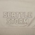 Pro Standard WOMENS WNBA SEATTLE STORM NEUTRAL CROPPED PULLOVER HOODIE TAUPE L