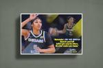 Vincit Veritas Angel Reese Motivational Poster Quote Inspirational Quotes Classroom Posters Books Documentary Basketball Pro Legend Merch WNBA Chicago Sky's Jersey Apparel Star Athlete Autograph P151