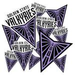 Desert Cactus Golden State Valkyries Sticker WNBA Women's National Basketball Association Officially Licensed Vinyl Decal Laptop Water Bottle Car Scrapbook (Type 1-1)