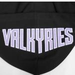 Pro Standard MENS WNBA Golden State Valkyries CLASSIC CHENILLE PULL OVER HOODIE BLACK L