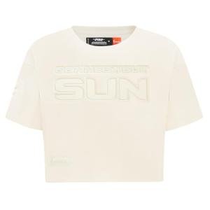 Pro Standard Womens WNBA Connecticut Sun Neutral Short Sleeve Boxy Tee Eggshell M