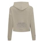 Pro Standard WOMENS WNBA GOLDEN STATE VALKYRIES NEUTRAL CROPPED PULLOVER HOODIE TAUPE S