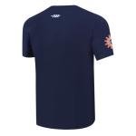 Pro Standard Mens WNBA Connecticut Sun Classic Chenille Short Sleeve Tee Midnight Navy XL