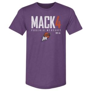 500 LEVEL Natasha Mack Phoenix Mercury Men's Premium T-Shirt - Natasha Mack Phoenix Mercury Elite WHT (Heather Purple, Medium)