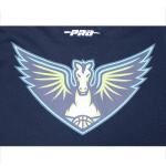Pro Standard Mens WNBA Dallas Wings Mesh Button Down Mesh Top Midnight Navy M