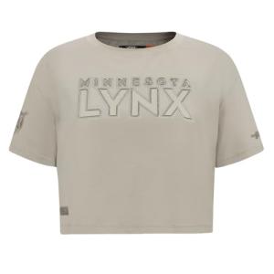 Pro Standard Womens WNBA Minnesota Lynx Neutral Short Sleeve Boxy Tee Taupe M