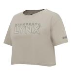 Pro Standard Womens WNBA Minnesota Lynx Neutral Short Sleeve Boxy Tee Taupe M