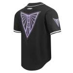 Pro Standard Mens WNBA Golden State Valkyries Mesh Button Down Mesh Top Black XL