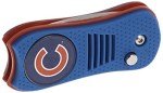 Team Golf MLB Chicago Cubs Retractable Divot Tool with Double-Sided Magnetic Ball Marker, Features Patented Single Prong Design, Causes Less Damage to Greens