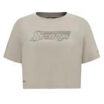 Pro Standard Womens WNBA Los Angeles Sparks Neutral Short Sleeve Boxy Tee Taupe XL