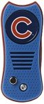 Team Golf MLB Chicago Cubs Retractable Divot Tool with Double-Sided Magnetic Ball Marker, Features Patented Single Prong Design, Causes Less Damage to Greens