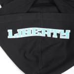 Pro Standard MENS WNBA NEW YORK LIBERTY CLASSIC CHENILLE PULL OVER HOODIE BLACK 2XL