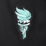 Pro Standard MENS WNBA NEW YORK LIBERTY CLASSIC CHENILLE PULL OVER HOODIE BLACK 2XL