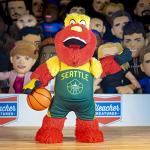 Bleacher Creatures Seattle Storm Doppler 10" Mascot Plush Figure - A Mascot for Play or Display