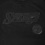 Pro Standard Womens WNBA Los Angeles Sparks Classic 3BK S/S Slim TEE Black S