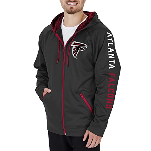 Atlanta Falcons Camo Full Zip Hoodie - Large