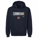 500 LEVEL Sophie Cunningham Indiana Fever Men's Hoodie Sweatshirt - Sophie Cunningham Indiana Fever Elite WHT (Navy, XXX-Large)