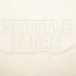 Pro Standard WOMENS WNBA SEATTLE STORM NEUTRAL CROPPED PULLOVER HOODIE EGGSHELL M
