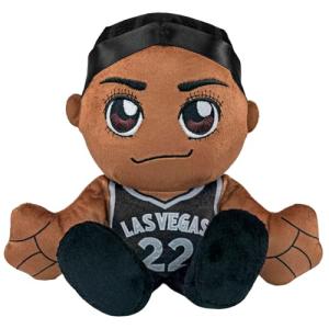 Bleacher Creatures Las Vegas Aces A'ja Wilson 8" WNBA Kuricha Plush - Soft Chibi Inspired WNBA Superstar