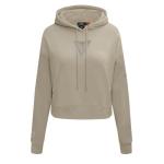 Pro Standard WOMENS WNBA GOLDEN STATE VALKYRIES NEUTRAL CROPPED PULLOVER HOODIE TAUPE L