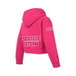 Pro Standard BIG GIRLS WNBA SEATTLE STORM CLASSIC TRIPLE PINK PULL OVER HOODIE BEETROOT PURPLE L
