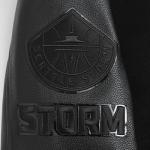 Pro Standard MENS WNBA SEATTLE STORM CLASSIC 3BK VARSITY JACKET JET BLACK 2XL