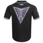 Pro Standard Mens WNBA Golden State Valkyries Mesh Button Down Mesh Top Black M