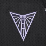 Pro Standard Mens WNBA Golden State Valkyries Mesh Button Down Mesh Top Black M