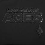 Pro Standard Womens WNBA LAS Vegas ACES Classic 3BK S/S Slim TEE Black L