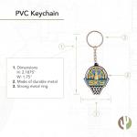 Desert Cactus Chicago Sky Keychain WNBA Car Keys Holder (PVC)